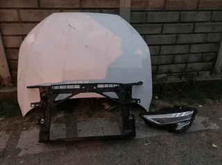 Audi A3 2022 bonnet, cradle and headlight