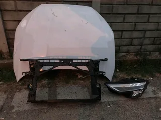 Audi A3 2022 bonnet, cradle and headlight