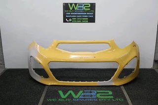 Kia Picanto 2014 Front Bumper Yellow
