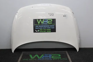 Kia Sportage 2012-2014 White  Bonnet