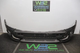 Ford Transit 2014-2016 Black Front Bumper