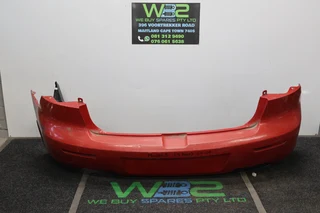 Mazda 3 2004-2009 Maroon Rear Bumper