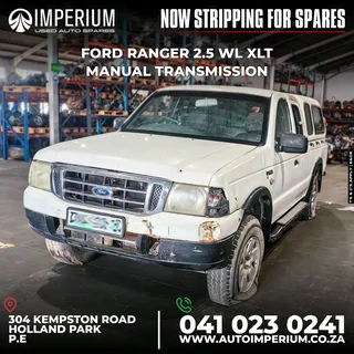 Ford Ranger 2.5 Wlt Stripping For Spares