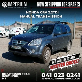 Honda CRV 2.2 tdi stripping for spares