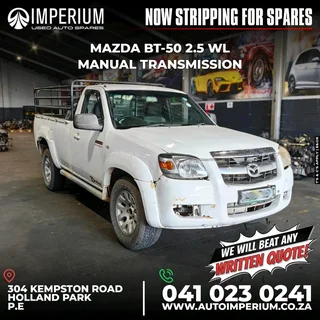 Mazda Bt50 2.5 Wlt Stripping For Spares