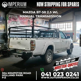 Mazda BT50 2.5 WLT STRIPPING FOR SPARES