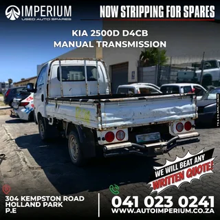 KIA K2500 D4CB 2.5 MANUAL TRANSMISSION