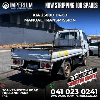 KIA K2500 D4CB 2.5 MANUAL TRANSMISSION