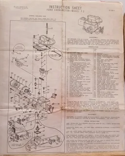 Ford Fairlane 500 Workshop Manual Handbook Gaskets