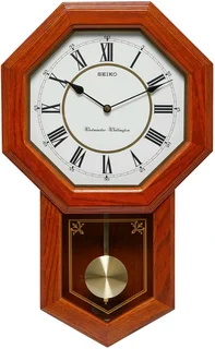 NEW SEIKO PENDULUM CHIMING WALL CLOCK