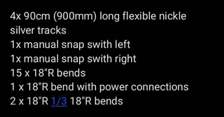 Atlas H0 Scale Tracks