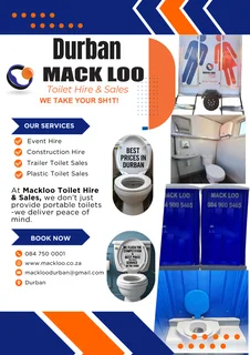 Mackloo Toilet Hire &amp; Sales Durban
