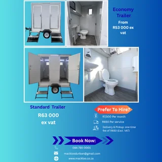 Hassle-Free Mobile Toilet Hire-  Ideal for sites &amp; Gatherings