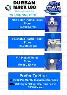 Clean, Convenient Toilets Wherever You Need Them!