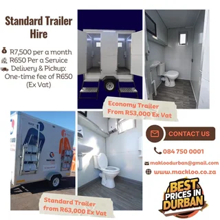  Clean. Convenient. On-Site Toilets.