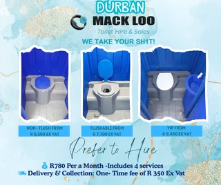  Need a Toilet in a Hurry? Durban, We've Got You! 