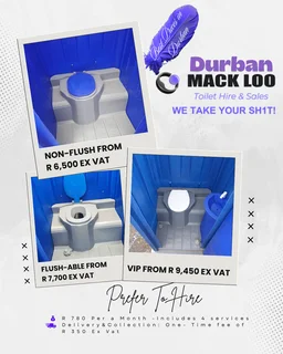  Spotless Portable Toilets for Durban Events & Worksites ✨