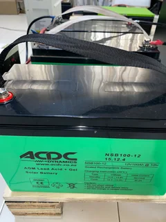 MUST solar hybrid inverter with 2x ACDC Gel Batteries R6950