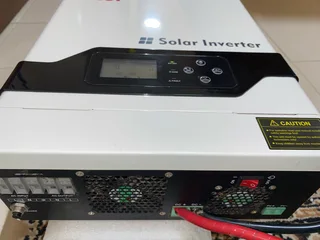 MUST solar hybrid inverter with 2x ACDC Gel Batteries R6950