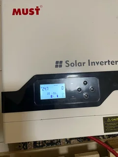 MUST solar hybrid inverter with 2x ACDC Gel Batteries R6950