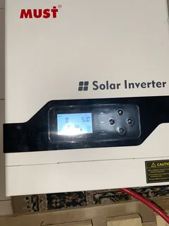 MUST solar hybrid inverter with 2x ACDC Gel Batteries R6950