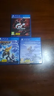 Ps4 game pack(horizon zero dawn,ratchet and clank and gran turismo)