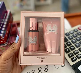 Body mist and body lotion