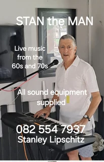 LIVE MUSIC with STAN the MAN ..Music from the 60s and 70s .. Dancing or Background ..