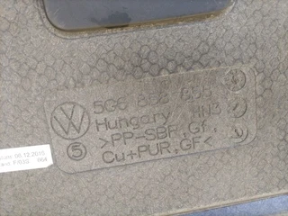 Vw golf 7 boot mat