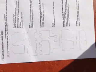 Isuzu mux new carpets