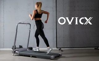 OVICX Smartrun Portable Walking Jogging Running Treadmill Foldable Ultra-thin Kinomap Zwift