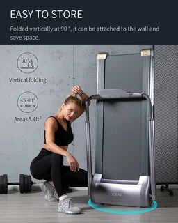 OVICX Smartrun Portable Walking Jogging Running Treadmill Foldable Ultra-thin Kinomap Zwift