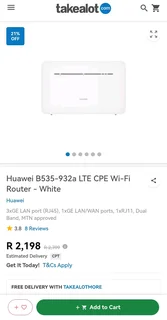 Huawei B535 LTE 4G Wifi Router