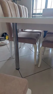 Dining Table and 6 Chairs- R5000