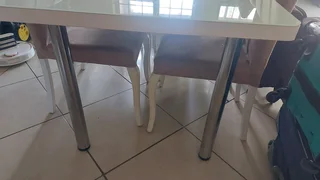 Dining Table and 6 Chairs- R5000