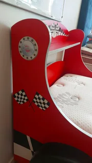 Kids Bed (Car Bed) , Matress, Study Table and Chair - R 6000