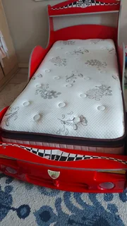 Kids Bed (Car Bed) , Matress, Study Table and Chair - R 6000