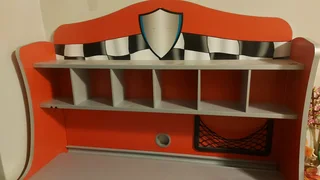 Kids Bed (Car Bed) , Matress, Study Table and Chair - R 6000