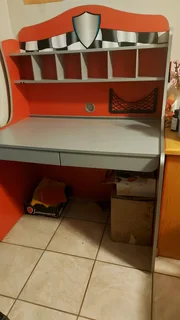 Kids Bed (Car Bed) , Matress, Study Table and Chair - R 6000