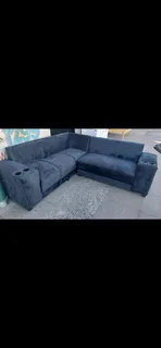 Velvet L shaped sofas for sale