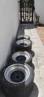 Porsche 911 RCR Race Wheels – BBS Style Teal Centres – Full Set (4)