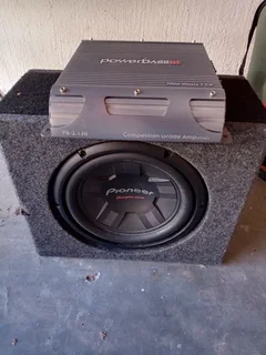 PowerBass 2000watt 2 Channel Amplifier and Pioneer BASS speaker , open to reasonable offers