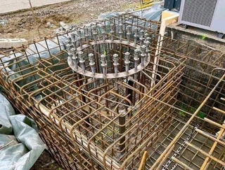 Construction hands on foreman,steel fixer,pipe layer and quantity estimator