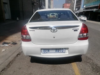 2013 Toyota Etios 1.5 Xs Sedan, White with 78000km available now!