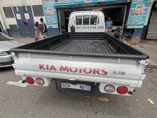 2012 Kia K2700 Dropside Pickup Tilt-cab (Double R/W), White with 88000km available now!