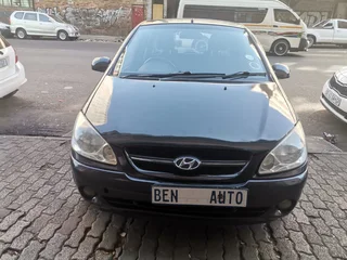 2007 Hyundai Getz 1.6, Black with 105000km available now!