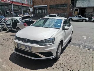 2021 Volkswagen Polo Sedan 1.4i Comfortline, White with 75000km available now!