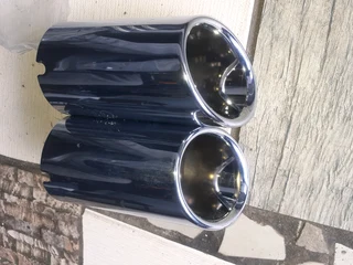 Audi A3 A4 2008-2018 A5 2010-2019 A6 2011-2015 Exhaust Silver Chrome Tail Pipe Tips Part No8k0071761