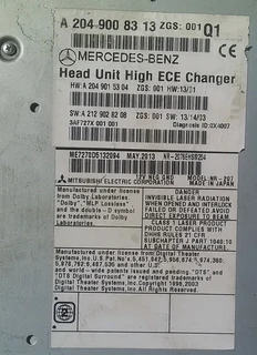 MERCEDES BENZ C-CLASS W204 FACELIFT SLK W172 ML W166 GL X166 RADIO COMMAND OPERATING SYSTEM UNITS