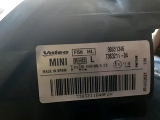 MINI COOPER F55 F56 LED XENON HEADLIGHT LEFT SIDE AVAILABLE (INSURANCE)